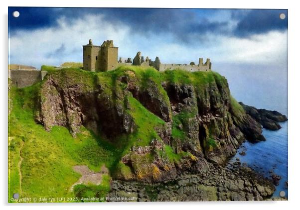 Dunnottar Castle Acrylic by dale rys (LP)