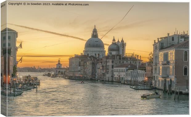 Classic Venice Canvas Print by Jo Sowden