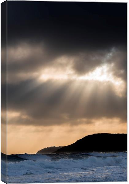 Sky and Sea Canvas Print by Kevin Howchin
