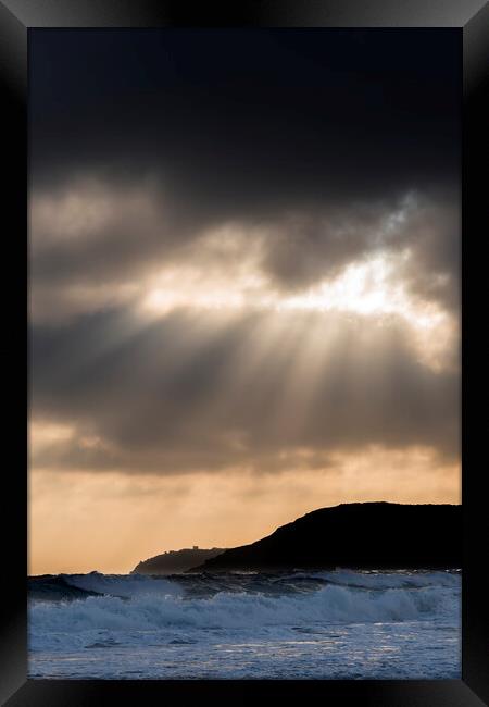 Sky and Sea Framed Print by Kevin Howchin