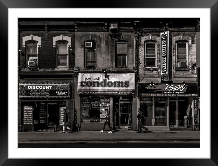 One Stop Shopping No 2 Framed Mounted Print by Brian Carson