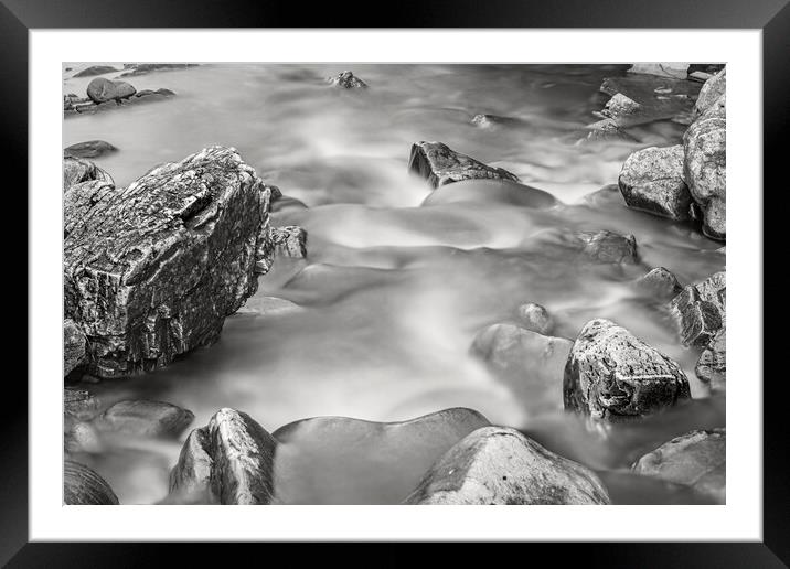 Mountain Stream Framed Mounted Print by Kevin Howchin