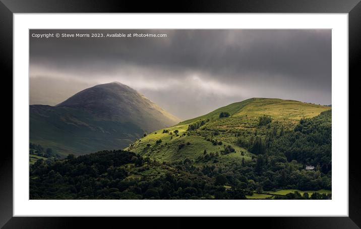 Lake District Fells Framed Mounted Print by Steve Morris