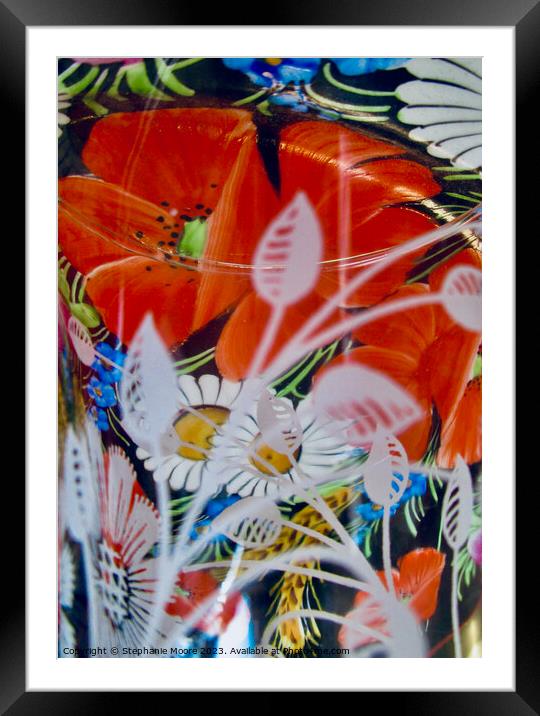 Abstract 723 Framed Mounted Print by Stephanie Moore