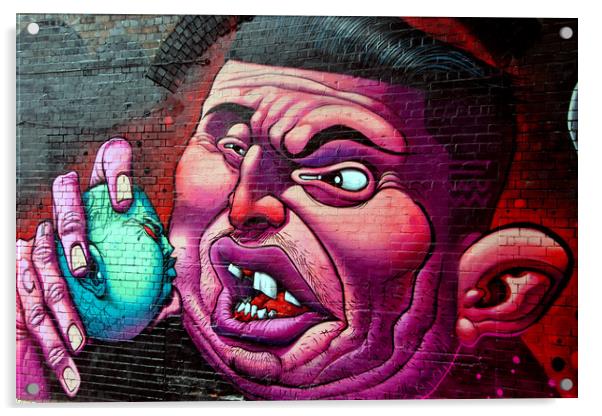 Vibrant Street Artistry in Birmingham's Digbeth Acrylic by Andy Evans Photos