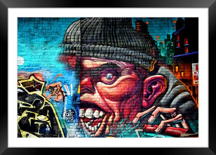 Vibrant Digbeth Street Artistry Framed Mounted Print by Andy Evans Photos