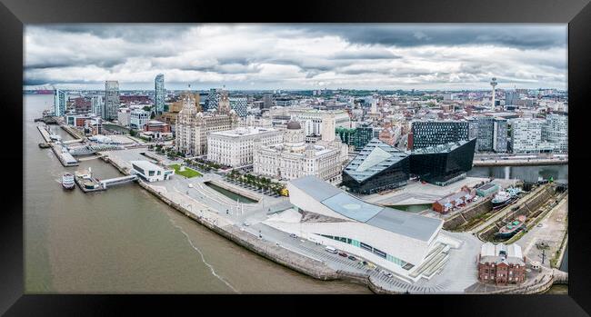 Liverpool Waterfront Framed Print by Apollo Aerial Photography