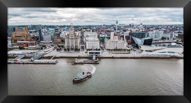 Liverpool Waterfront Framed Print by Apollo Aerial Photography