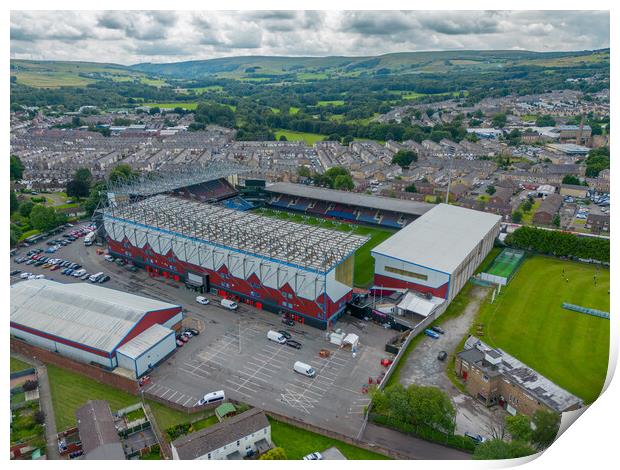 Turf Moor Burnley FC Print by Apollo Aerial Photography