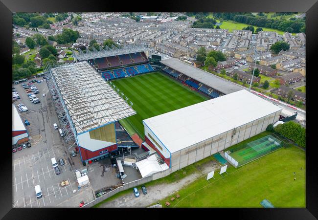 Turf Moor Burnley FC Framed Print by Apollo Aerial Photography