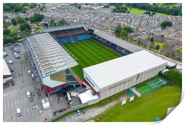 Turf Moor Burnley FC Print by Apollo Aerial Photography
