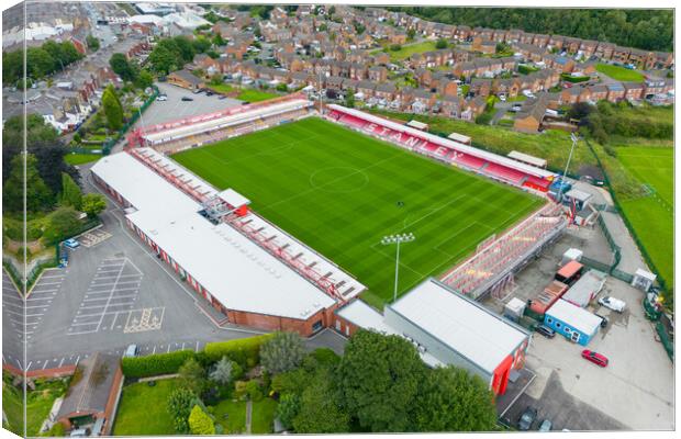 Accrington Stanley FC Canvas Print by Apollo Aerial Photography