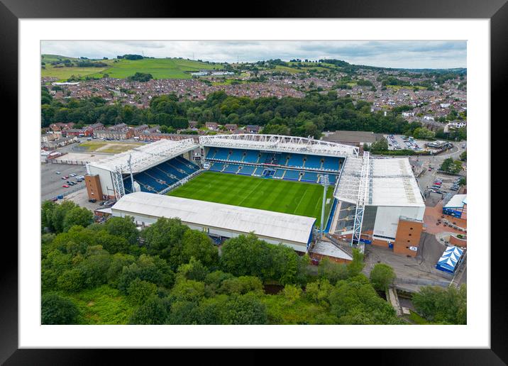 Ewood Park Framed Mounted Print by Apollo Aerial Photography