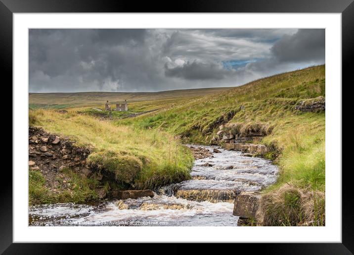 Flushiemere Beck, Teesdale Framed Mounted Print by Richard Laidler