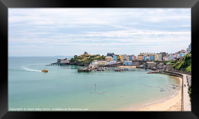 Tenby Harbour Framed Print by Mark Poley
