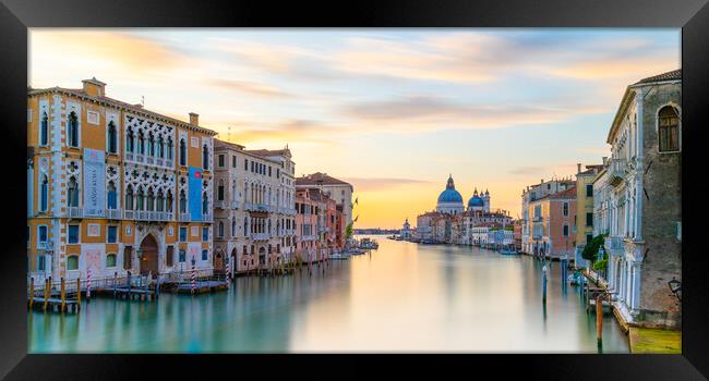 Serene Sunrise Over Venice's Grand Canal Framed Print by Phil Durkin DPAGB BPE4
