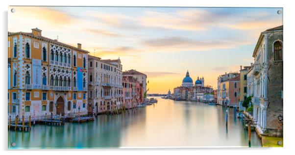 Serene Sunrise Over Venice's Grand Canal Acrylic by Phil Durkin DPAGB BPE4