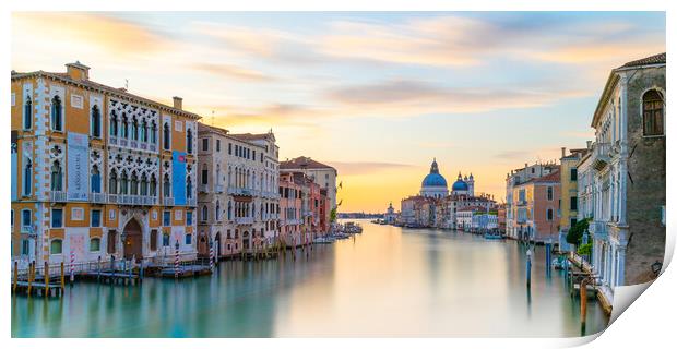 Serene Sunrise Over Venice's Grand Canal Print by Phil Durkin DPAGB BPE4
