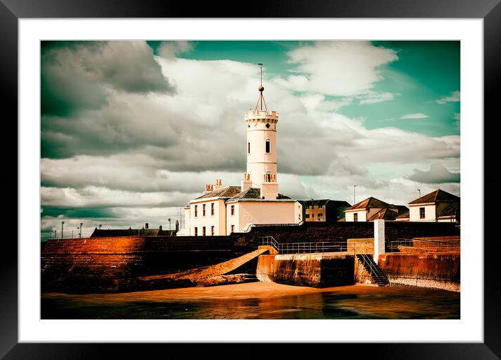 The Spectacular Signal Tower in Arbroath Scotland Framed Mounted Print by DAVID FRANCIS