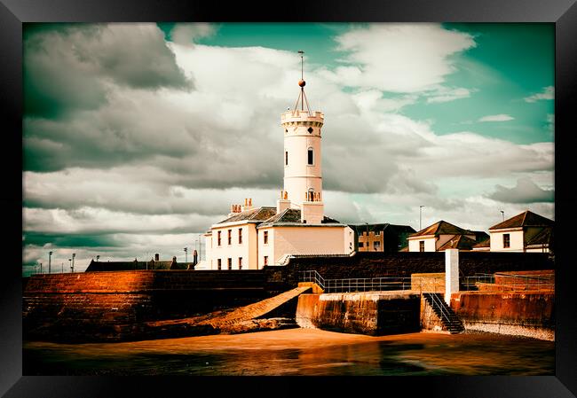 The Spectacular Signal Tower in Arbroath Scotland Framed Print by DAVID FRANCIS