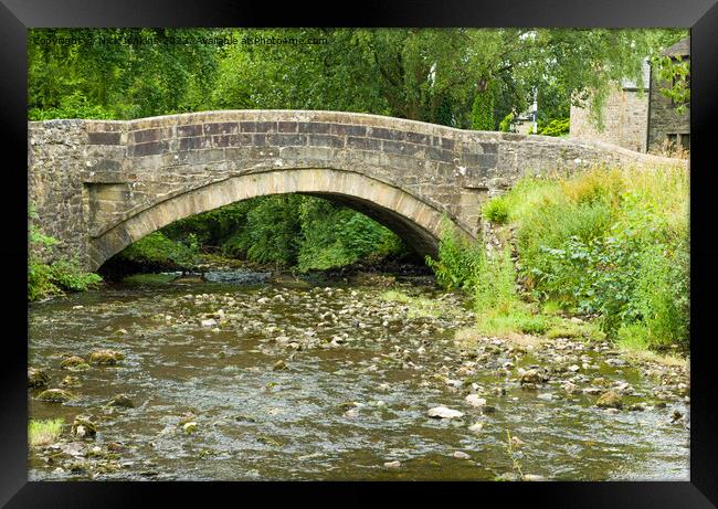 Arched Road bridge into Clapham Yorkshire Dales Framed Print by Nick Jenkins