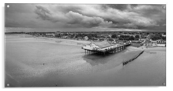 Cleethorpes Pier Panorama Acrylic by Apollo Aerial Photography
