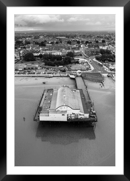 Cleethorpes Pier  Framed Mounted Print by Apollo Aerial Photography