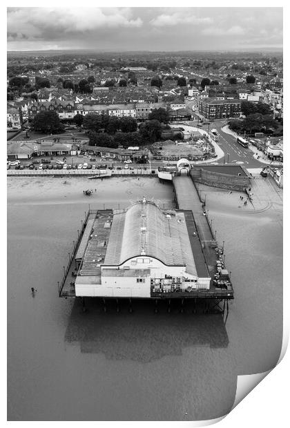 Cleethorpes Pier  Print by Apollo Aerial Photography