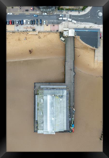 Cleethorpes Pier from Above Framed Print by Apollo Aerial Photography