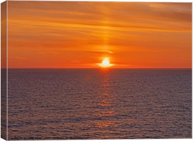 Arctic Sunset Canvas Print by chris hyde