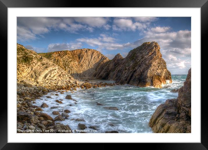 Stair Hole Dorset Framed Mounted Print by Chris Frost