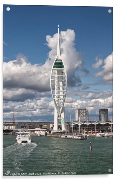 Portrait photograph of the Spinnaker in Portsmouth Acrylic by Sally Lloyd