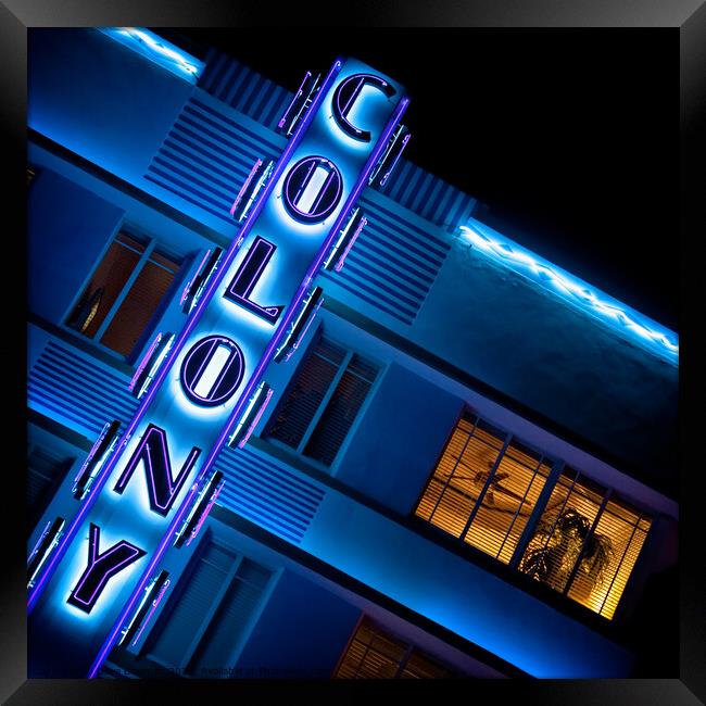 Colony Hotel I Framed Print by Dave Bowman