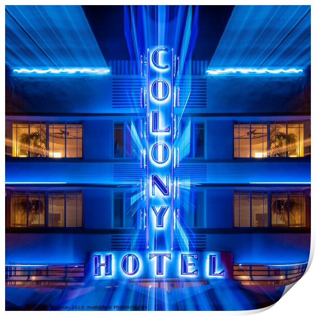 Colony Hotel II Print by Dave Bowman