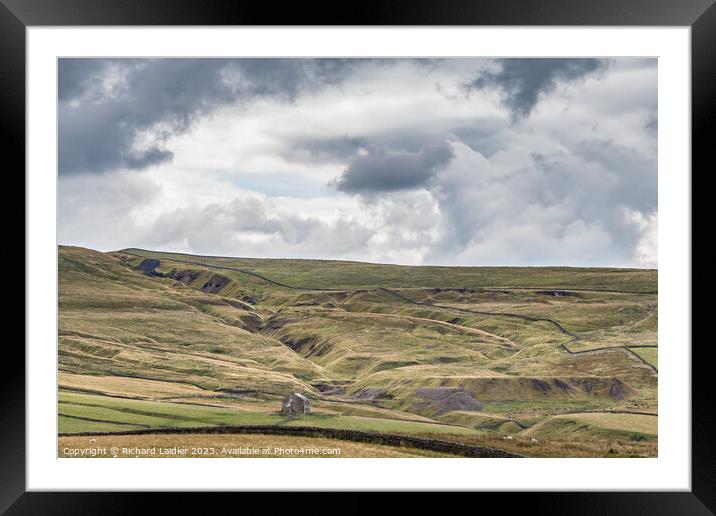 Coldberry Gutter from Broadleys Gate Teesdale Framed Mounted Print by Richard Laidler