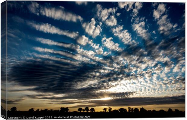 Sky Cloud Canvas Print by David Koppel