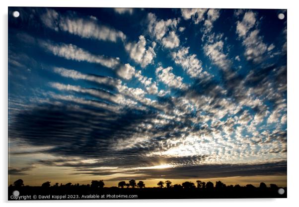 Sky Cloud Acrylic by David Koppel