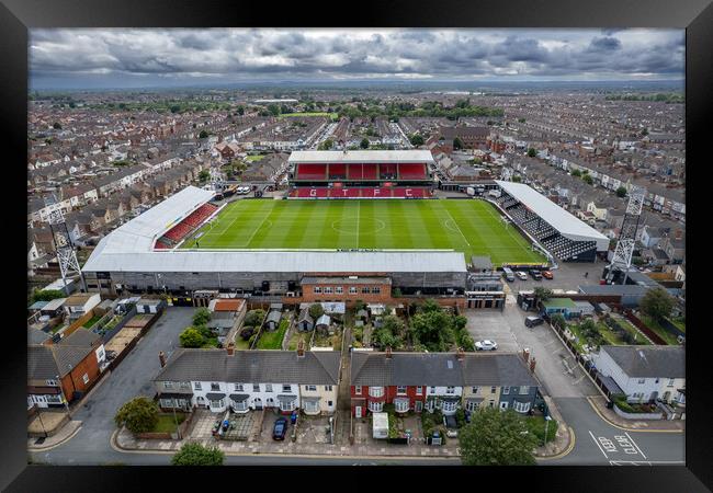 Blundell Park Framed Print by Apollo Aerial Photography