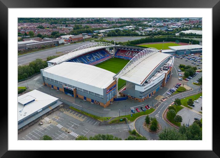 The DW Stadium Wigan Framed Mounted Print by Apollo Aerial Photography