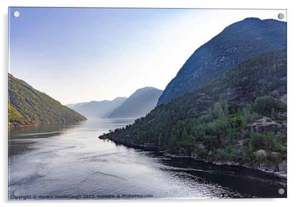 Norway Fjords Acrylic by Horace Goodenough