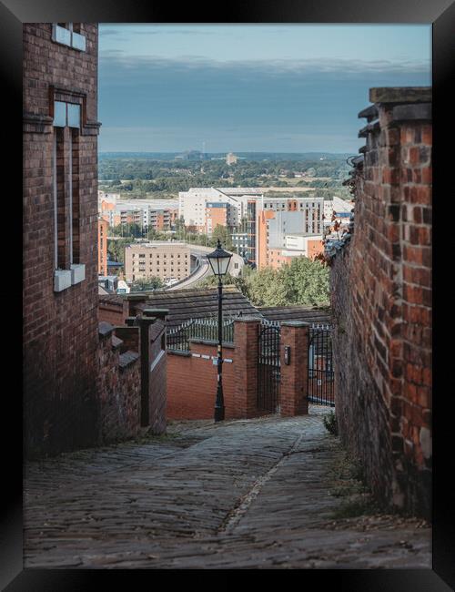 The views over Lincoln Framed Print by Andrew Scott