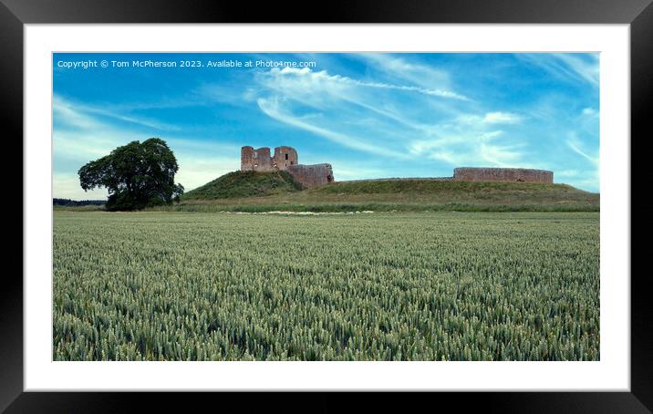 Immortal Duffus Castle  Framed Mounted Print by Tom McPherson