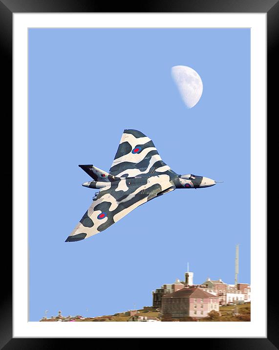 Vulcan Bomber Display Framed Mounted Print by Noel Howarth