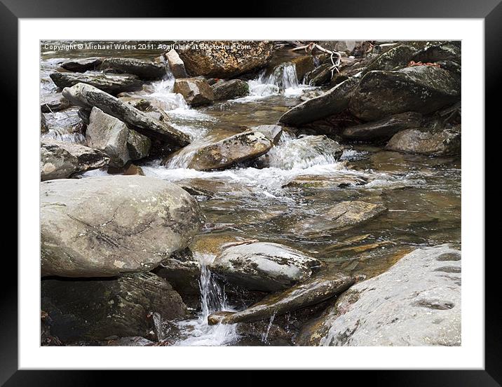Heavenly Waters Framed Mounted Print by Michael Waters Photography
