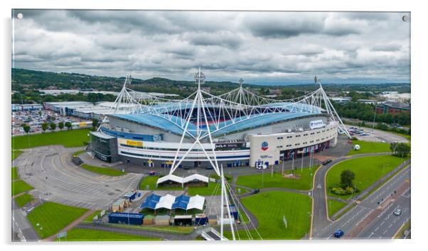 Bolton Wanderers FC Acrylic by Apollo Aerial Photography
