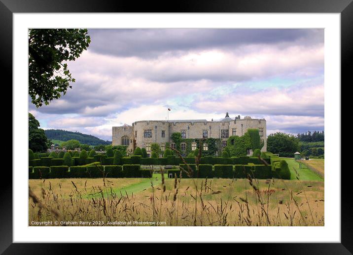 Enigmatic Chirk Castle Under Wrexham Skies Framed Mounted Print by Graham Parry