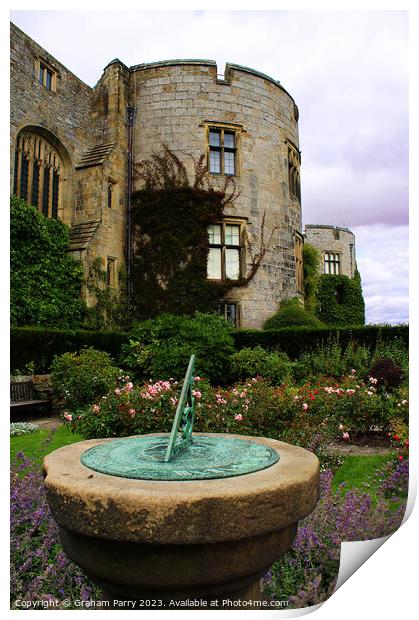 Chirk Castle Gardens' Timeless Glory Print by Graham Parry