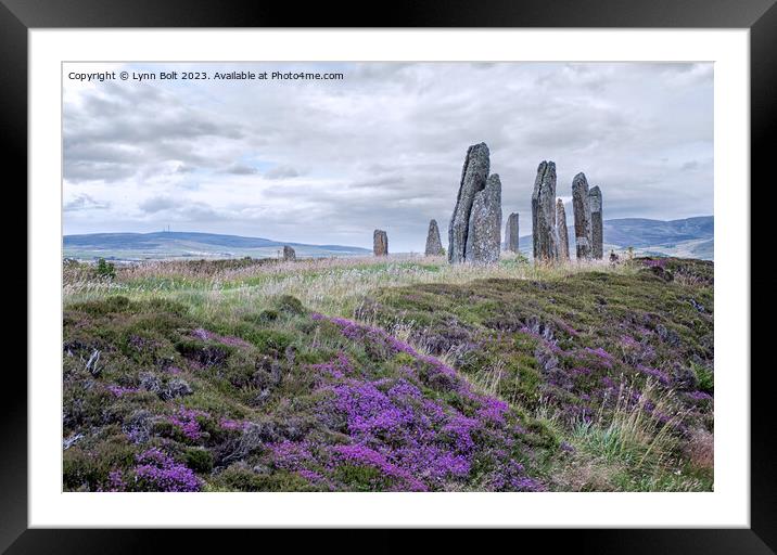 Ring of Brodgar Orkney Framed Mounted Print by Lynn Bolt