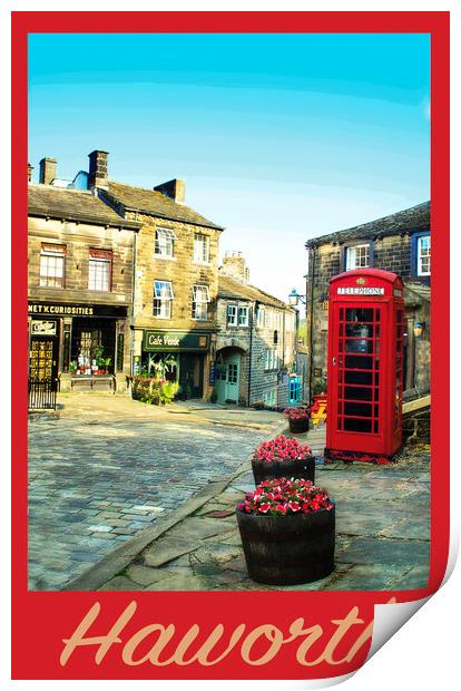 Haworth Travel Poster Print by Zenith Photography