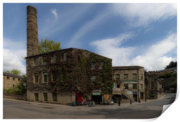 Hebden Bridge Mill Print by Glen Allen